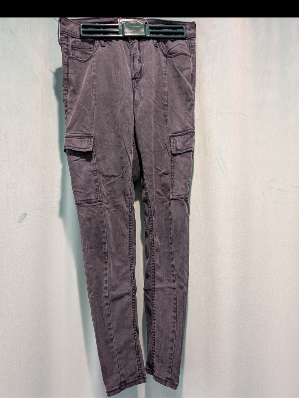 Old Navy Gray Cargo Skinny Pants